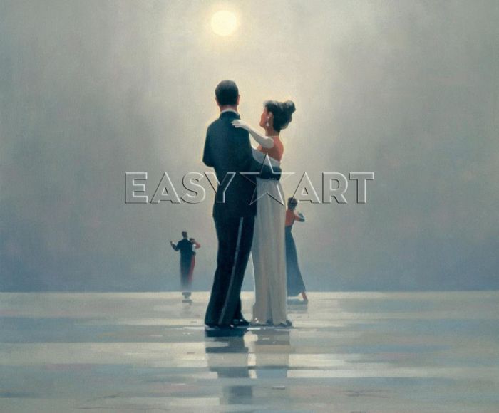 杰克·维特里亚诺 当代油画作品 -  《带我舞向爱的尽头》