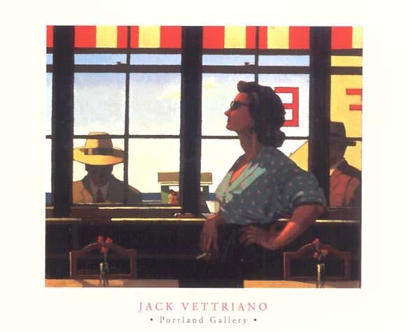 杰克·维特里亚诺 当代油画作品 -  《与缘分约会》