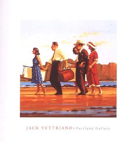 杰克·维特里亚诺 当代油画作品 -  《哦快乐的日子》