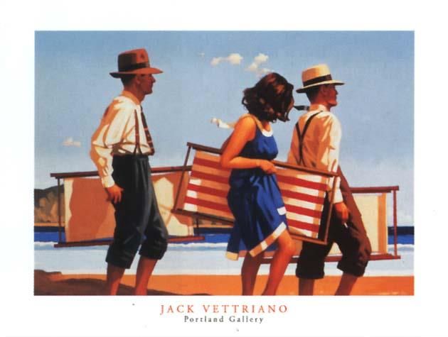 杰克·维特里亚诺 当代油画作品 -  《甜蜜的青春之鸟》