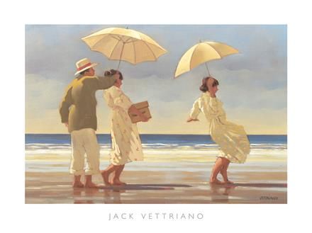 杰克·维特里亚诺 当代油画作品 -  《野餐派对》