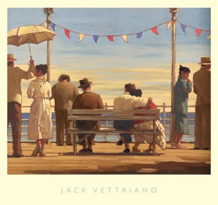 杰克·维特里亚诺 当代油画作品 -  《码头》