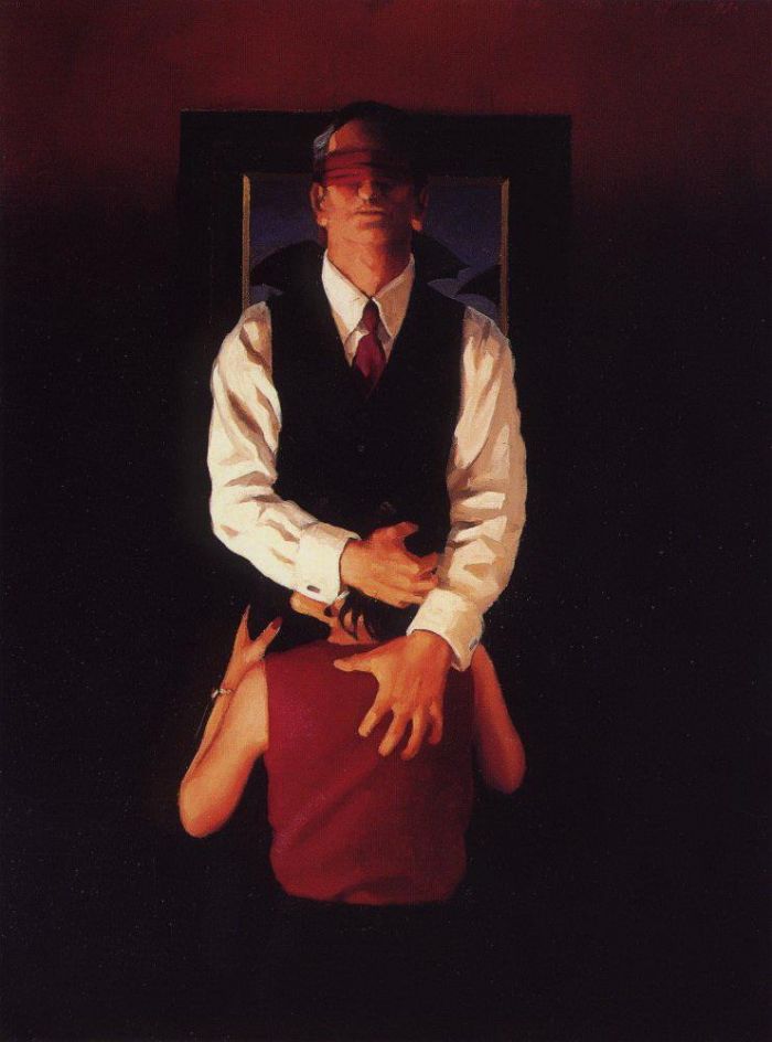 杰克·维特里亚诺 当代油画作品 -  《奇怪又温柔的魔法ii》