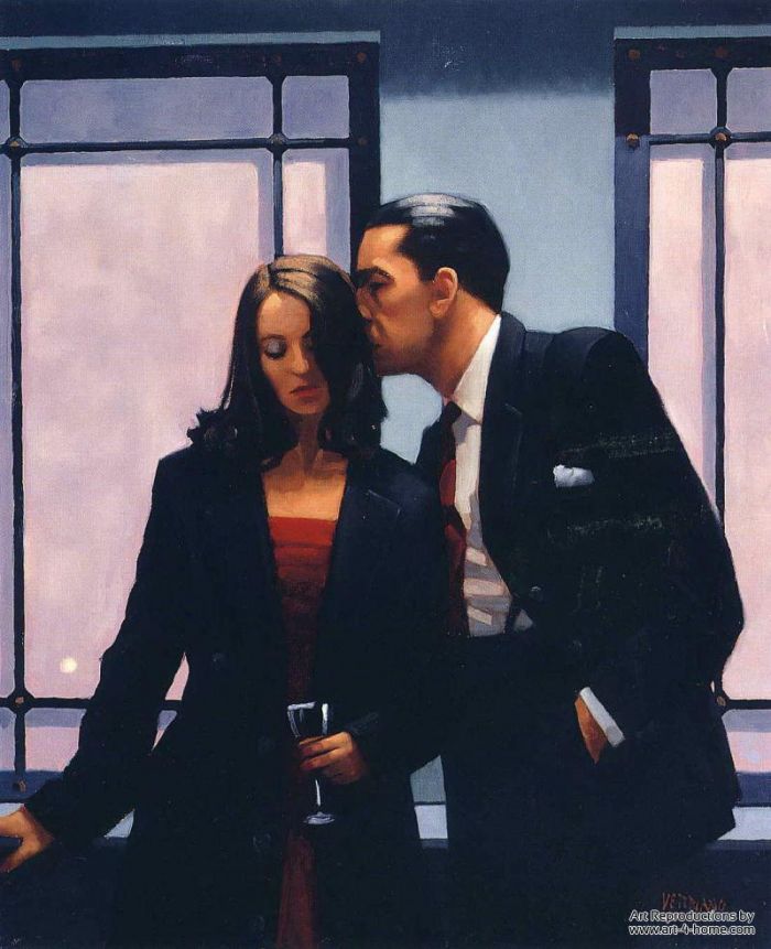 杰克·维特里亚诺 当代油画作品 -  《背叛的思考,2001》
