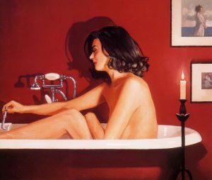 杰克·维特里亚诺的当代艺术作品《哭着洗澡》
