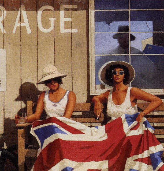 杰克·维特里亚诺 当代油画作品 -  《英国人来了》
