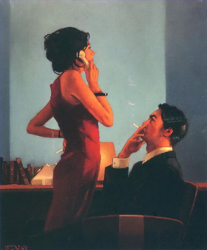 杰克·维特里亚诺 当代油画作品 -  《设置的》