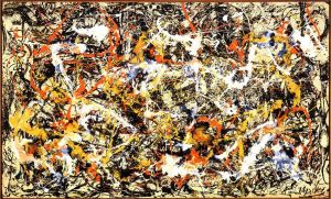 杰克逊·波洛克的当代艺术作品《收敛》