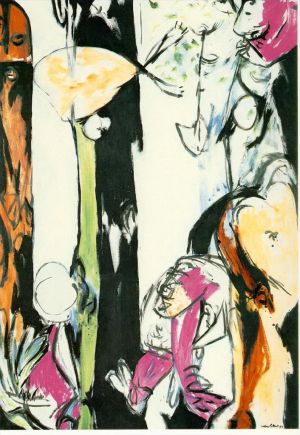 杰克逊·波洛克的当代艺术作品《复活节和图腾》