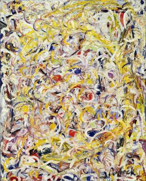 杰克逊·波洛克的当代艺术作品《闪光物质》