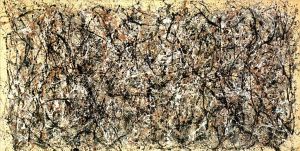杰克逊·波洛克的当代艺术作品《一个号码》