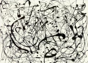 杰克逊·波洛克的当代艺术作品《未知2》