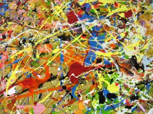 杰克逊·波洛克的当代艺术作品《未知,5》