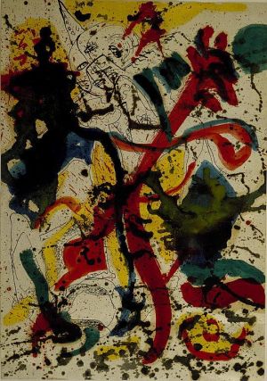杰克逊·波洛克的当代艺术作品《无题,1942》