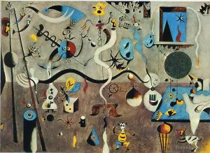 杰昂·米罗的当代艺术作品《丑角嘉年华》