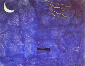 杰昂·米罗的当代艺术作品《沐浴的女人》