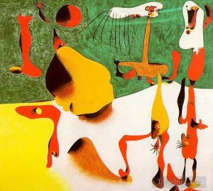 杰昂·米罗的当代艺术作品《变形前的人物》