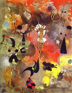 杰昂·米罗的当代艺术作品《绘画1950》