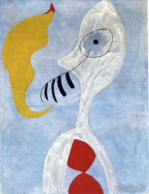 杰昂·米罗的当代艺术作品《吸烟者头》