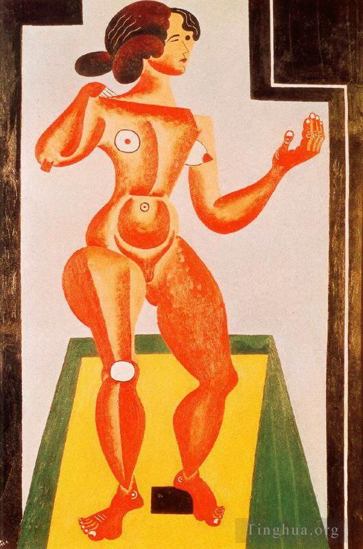 杰昂·米罗 当代各类绘画作品 -  《裸体站立2》