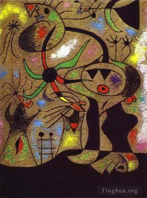 杰昂·米罗的当代艺术作品《逃生梯》