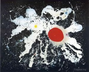 杰昂·米罗的当代艺术作品《红盘》