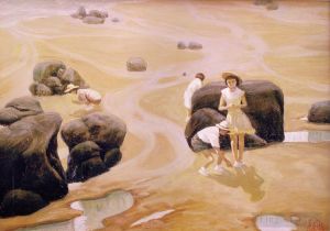 李嘉辉的当代艺术作品《退了潮的沙滩》