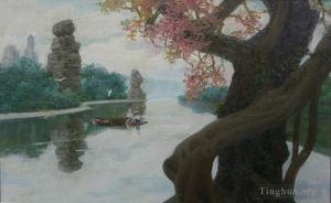 李嘉辉的当代艺术作品《金湖一现武陵源系列之一》