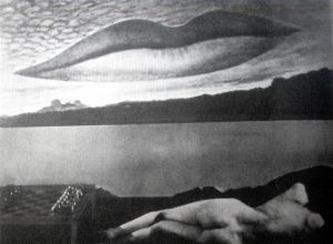 曼·雷的当代艺术作品《气象时光·恋人,1936》