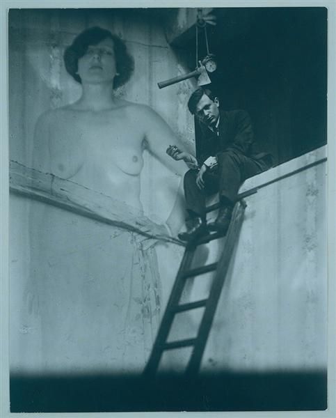 曼·雷 当代摄影作品 -  《特里斯坦沙皇,1921》