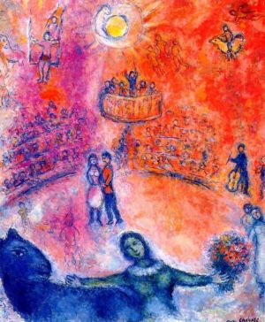 马克·夏加尔的当代艺术作品《马戏团》