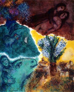 马克·夏加尔的当代艺术作品《黎明》