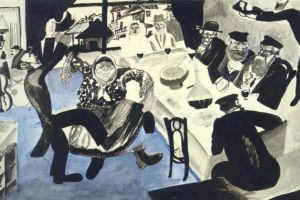 马克·夏加尔的当代艺术作品《犹太婚礼》