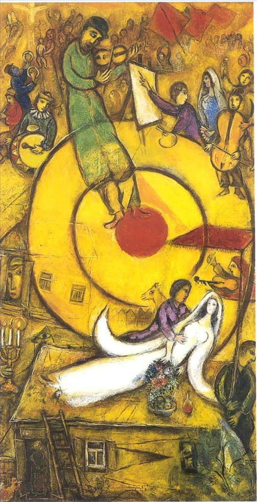 马克·夏加尔 当代各类绘画作品 -  《解放》
