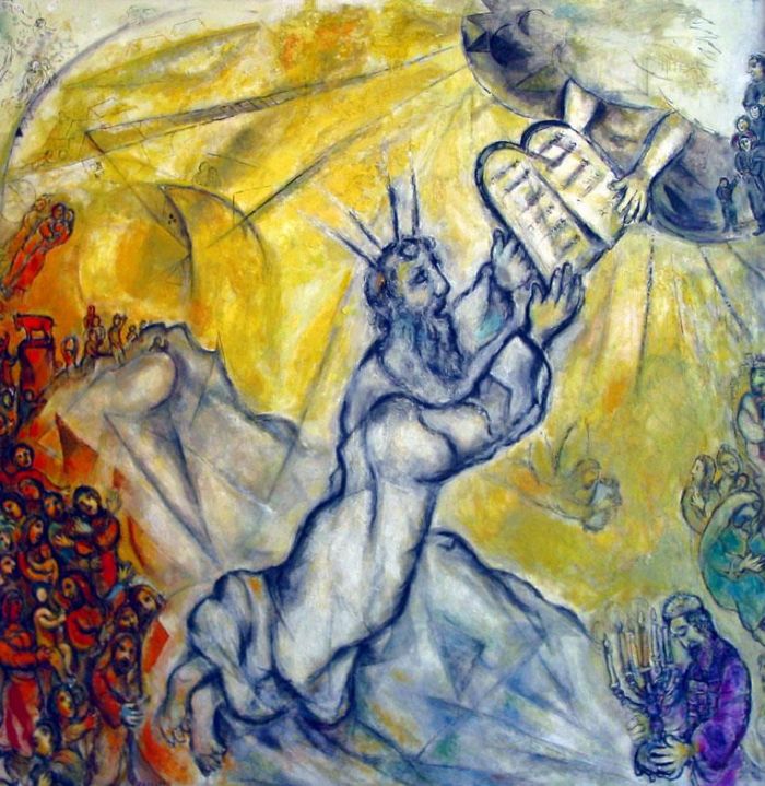 马克·夏加尔 当代各类绘画作品 -  《讯息圣经》