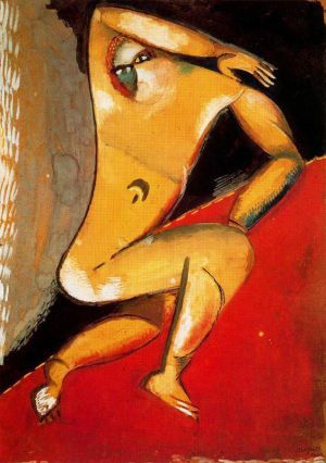 马克·夏加尔的当代艺术作品《裸体》
