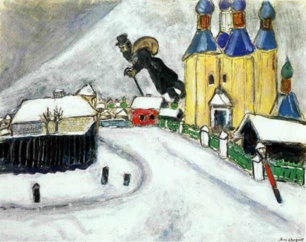 马克·夏加尔 当代各类绘画作品 -  《维捷布斯克油画,水粉铅笔,纸本墨水》