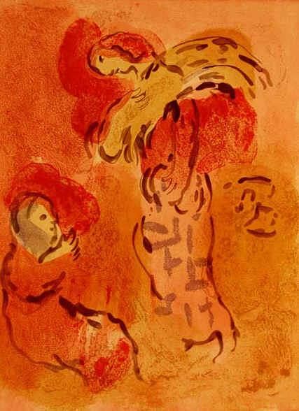 马克·夏加尔 当代各类绘画作品 -  《露丝·葛林》