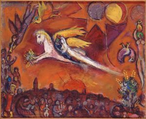 马克·夏加尔的当代艺术作品《歌中之歌,IV》
