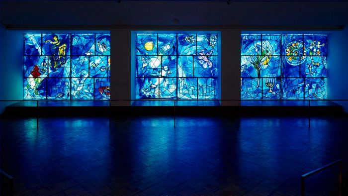 马克·夏加尔 当代各类绘画作品 -  《美国之窗》