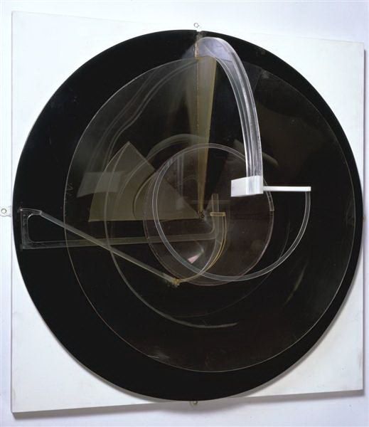 诺姆·加博 当代雕塑作品 -  《圆形浮雕,1925》