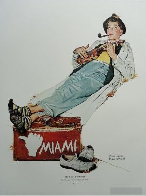 诺曼·珀西瓦尔·洛克威尔的当代艺术作品《迈阿密》