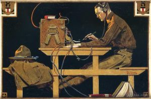 诺曼·珀西瓦尔·洛克威尔的当代艺术作品《1919年美国陆军贸易》
