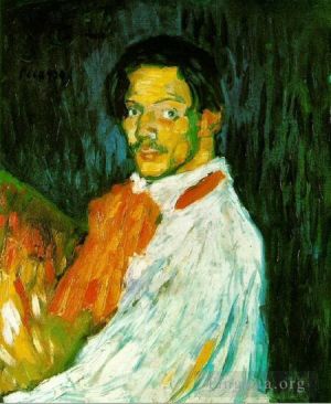 巴勃罗·毕加索的当代艺术作品《毕加索自画像,1901》