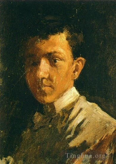 巴勃罗·毕加索 当代油画作品 -  《宫廷自画像,1896》