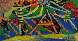 巴勃罗·毕加索的当代艺术作品《气球,4,1928》
