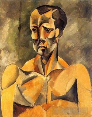巴勃罗·毕加索的当代艺术作品《男士胸围,L,运动员,1909》