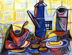巴勃罗·毕加索的当代艺术作品《咖啡厅,1943》