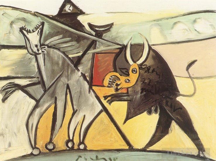 巴勃罗·毕加索作品《金牛斗牛课程,1934_2》