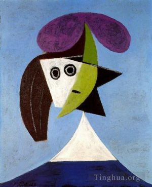 巴勃罗·毕加索的当代艺术作品《开头的女人,1939》
